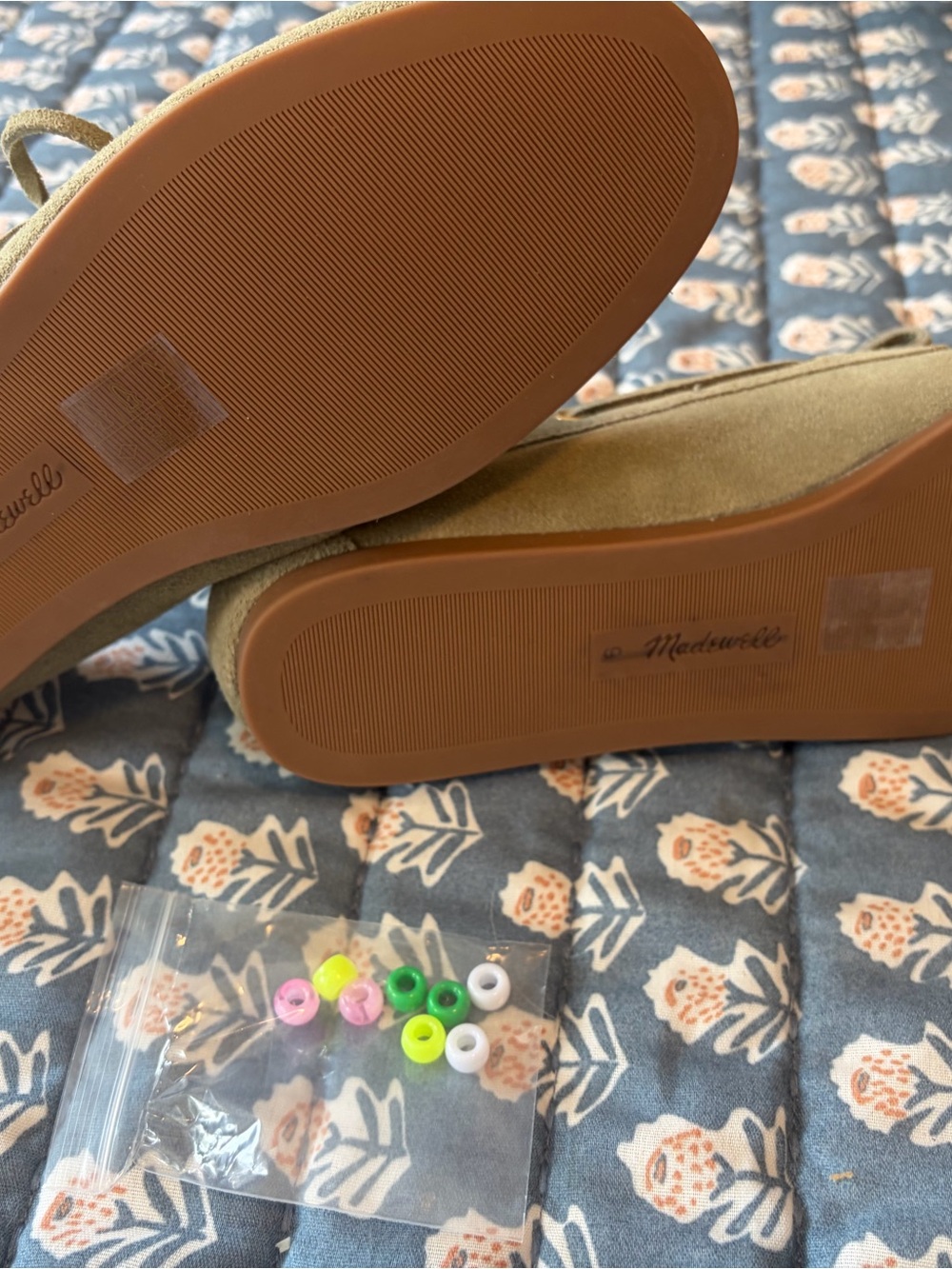 Madewell Jamie Boat Shoe Pale Fatigue Leather Size 9 NWOB Sold Out - Picture 8 of 8